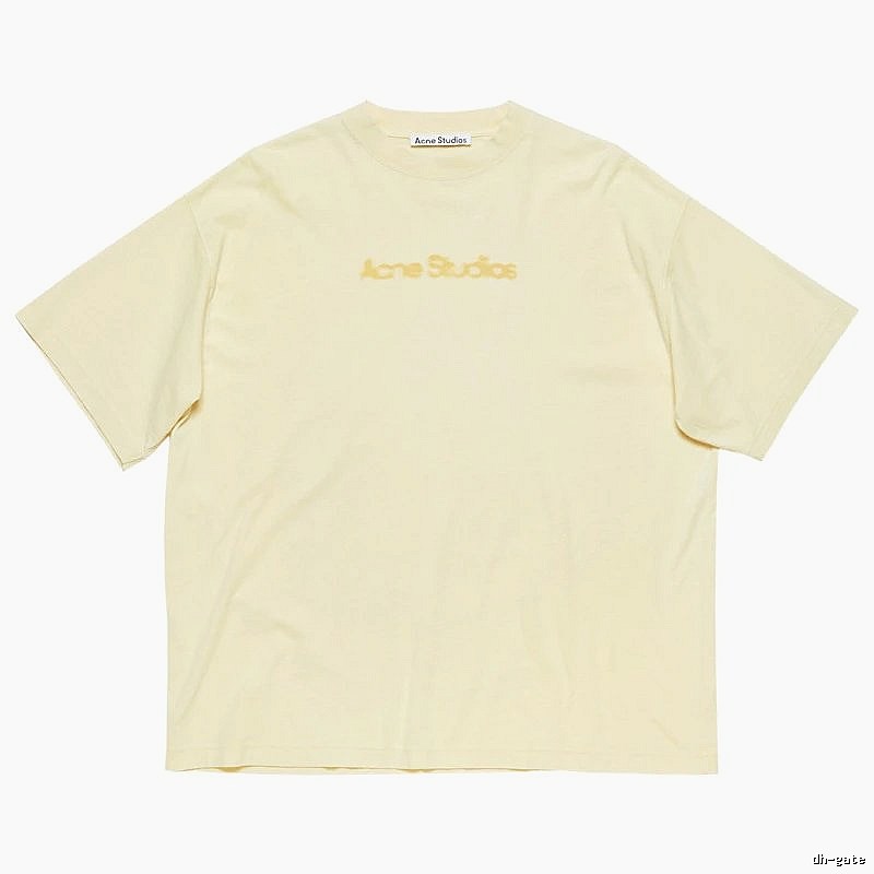 Acne Studios 2090-80 Yellow Style Ac908039 Stockholm Logo T-Shirt Everyday Rotation