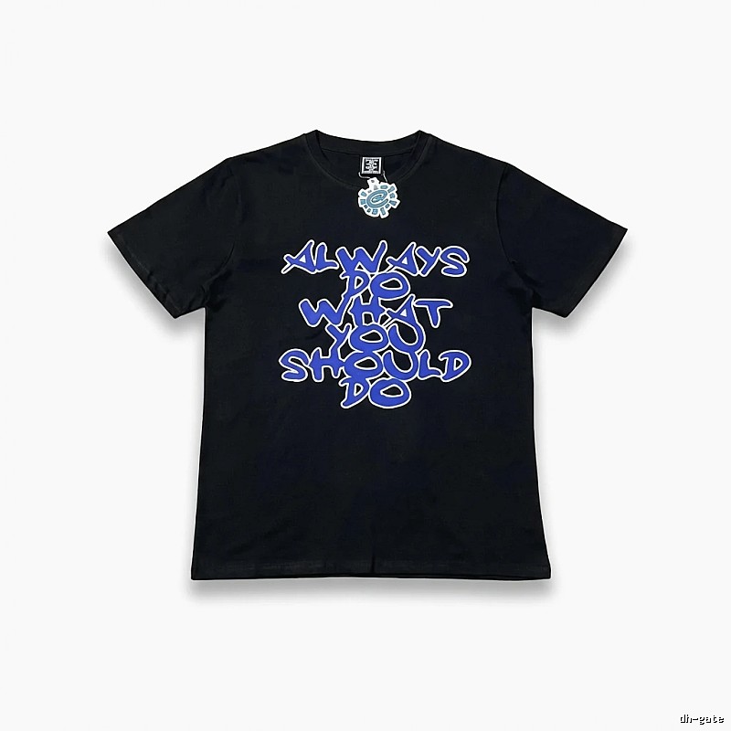 ADWYSD Trendy Brand Graffiti Style Black T-shirt