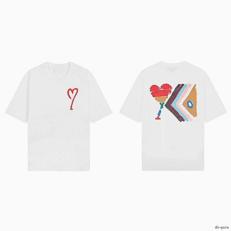 AMI Love Graffiti Style T-shirt