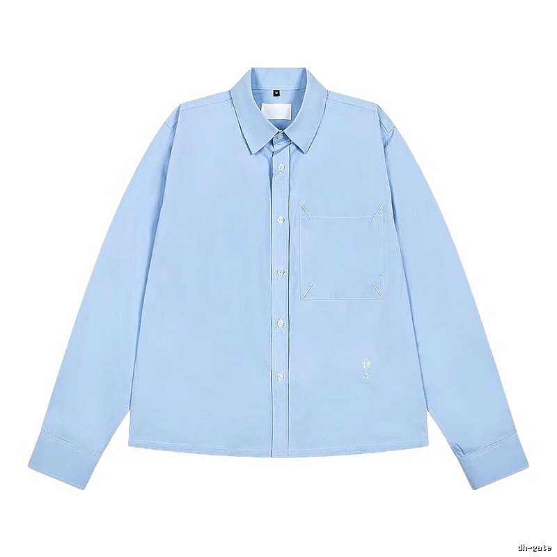 AMI minimalist style light blue shirt