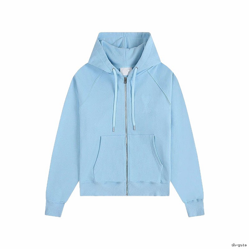 AMI minimalist style light blue sweatshirt