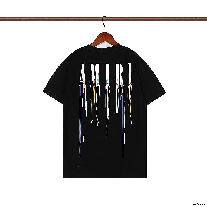 Amiri Compact Graphic T-shirt White Blue Amiri for Smart Casual Looks