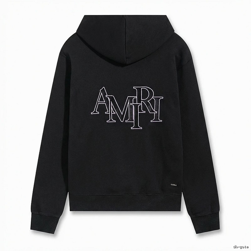 AMIRI letter-style black sweatshirt