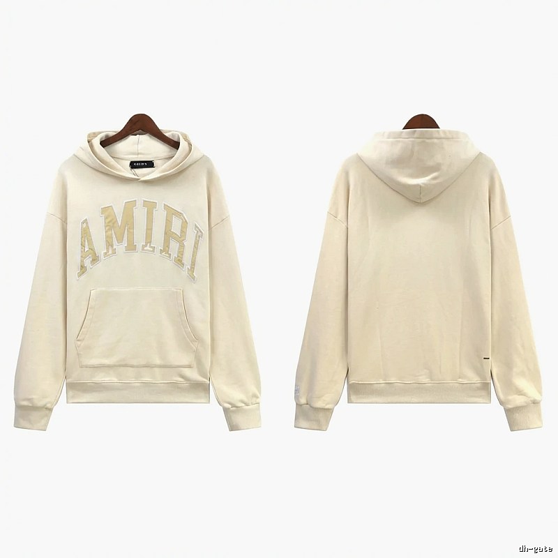 AMIRI Letter Style Off-white Hoodie