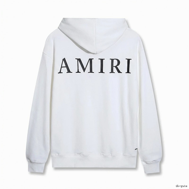 AMIRI minimalist style white hoodie