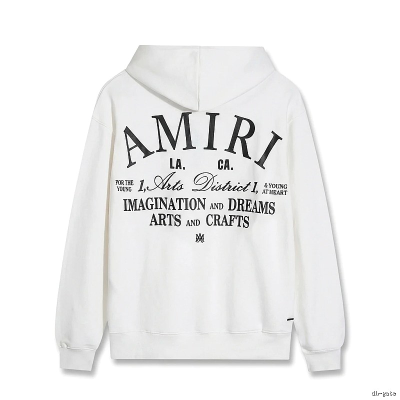AMIRI Printed Casual Style White Hoodie