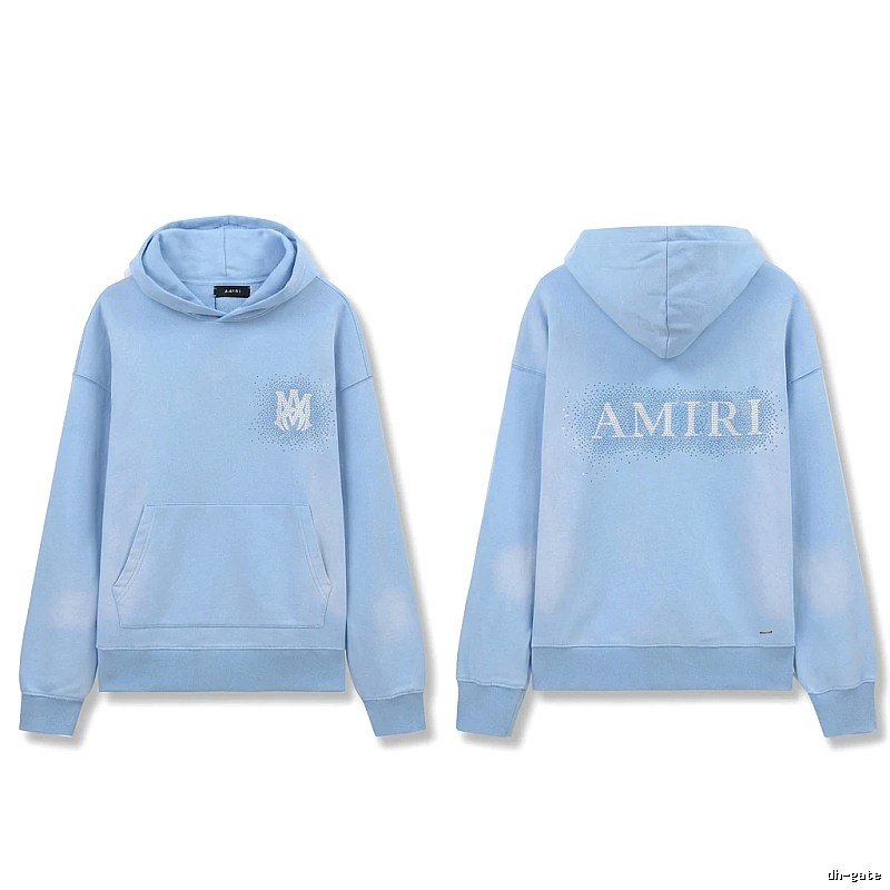 AMIRI Printed Leisure Style Light Blue Sweatshirt