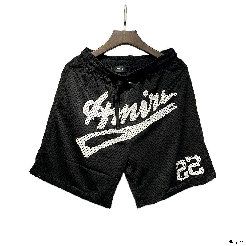 AMIRI Printed Street Style Black Shorts