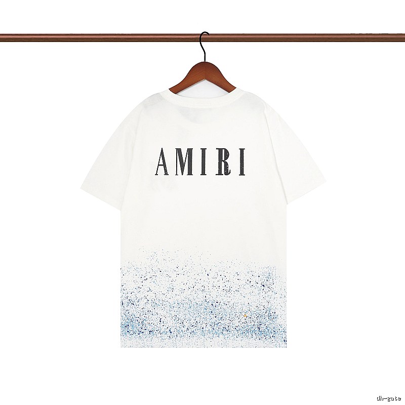 Amiri Relaxed Graphic T-shirt White Blue Amiri with Designer-Inspired Detail