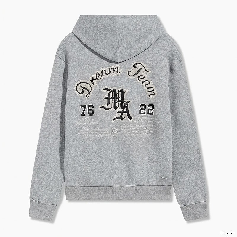AMIRI Retro Style Grey Hoodie
