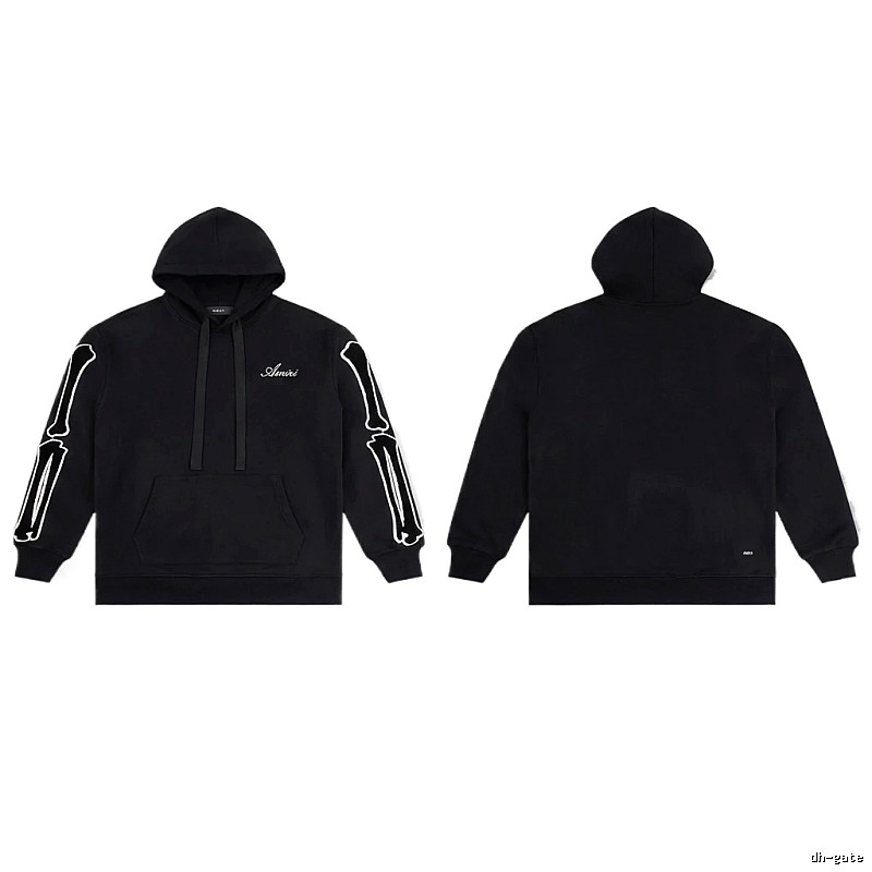 AMIRI Skull Style Black Hoodie