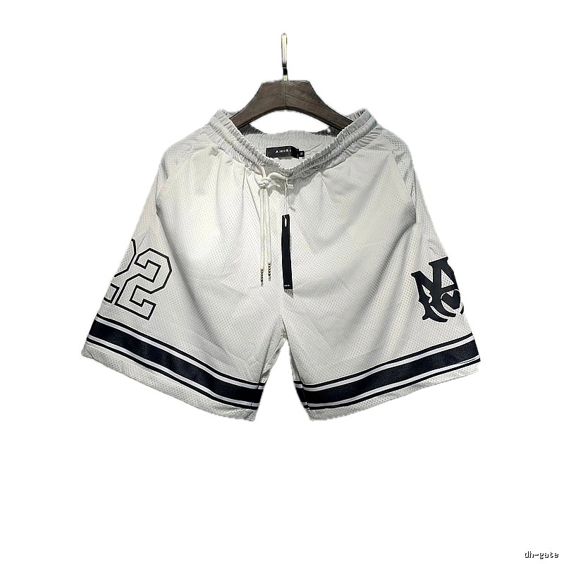 AMIRI Street Style White Mesh Athletic Shorts