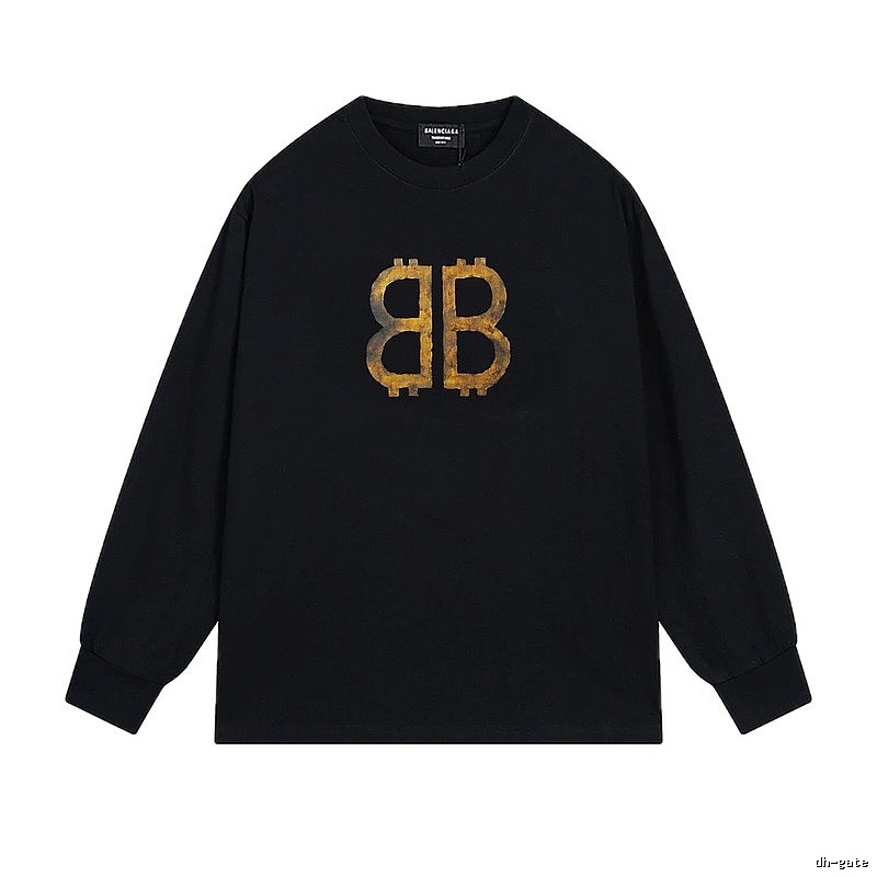 Balenciaga BB Print Black Sweatshirt