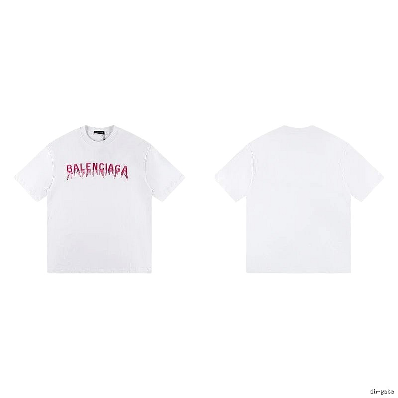 Balenciaga Blood Drop Collection Street Style White T-Shirt