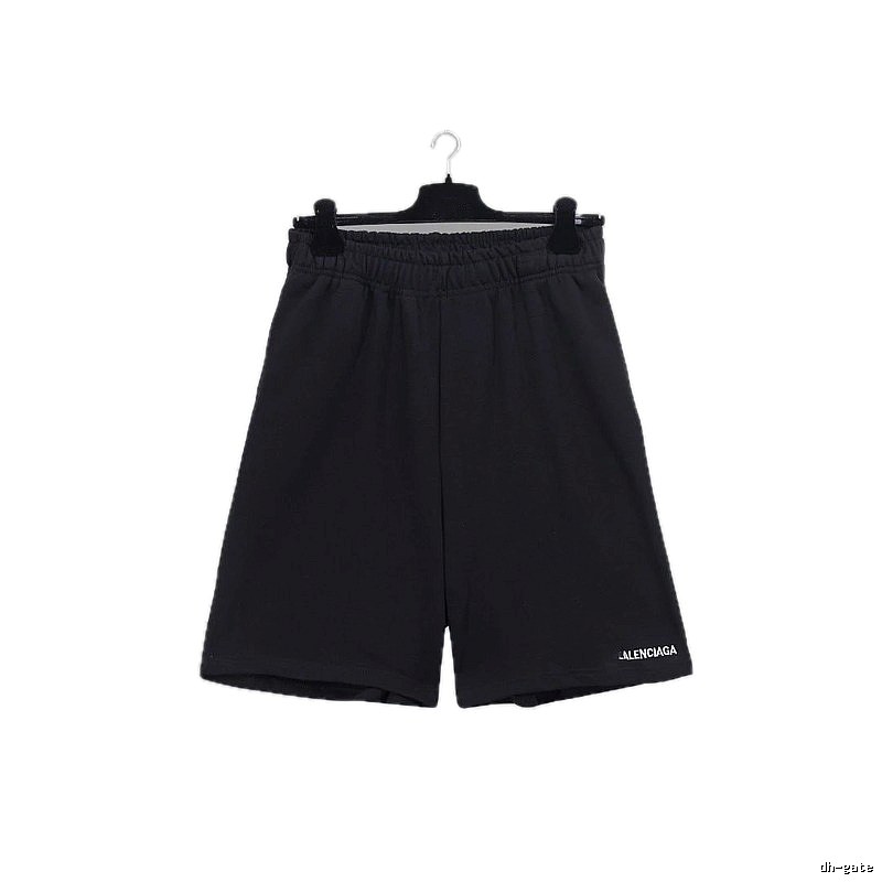 Balenciaga minimalist style black shorts