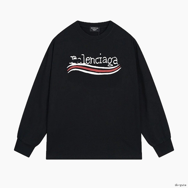 Balenciaga wavy black sweatshirt