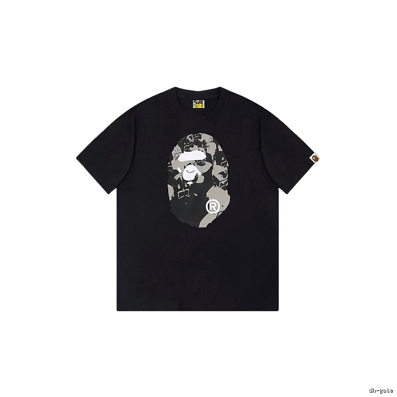 Bape Ape Head Camouflage Style Short-Sleeve Shirt