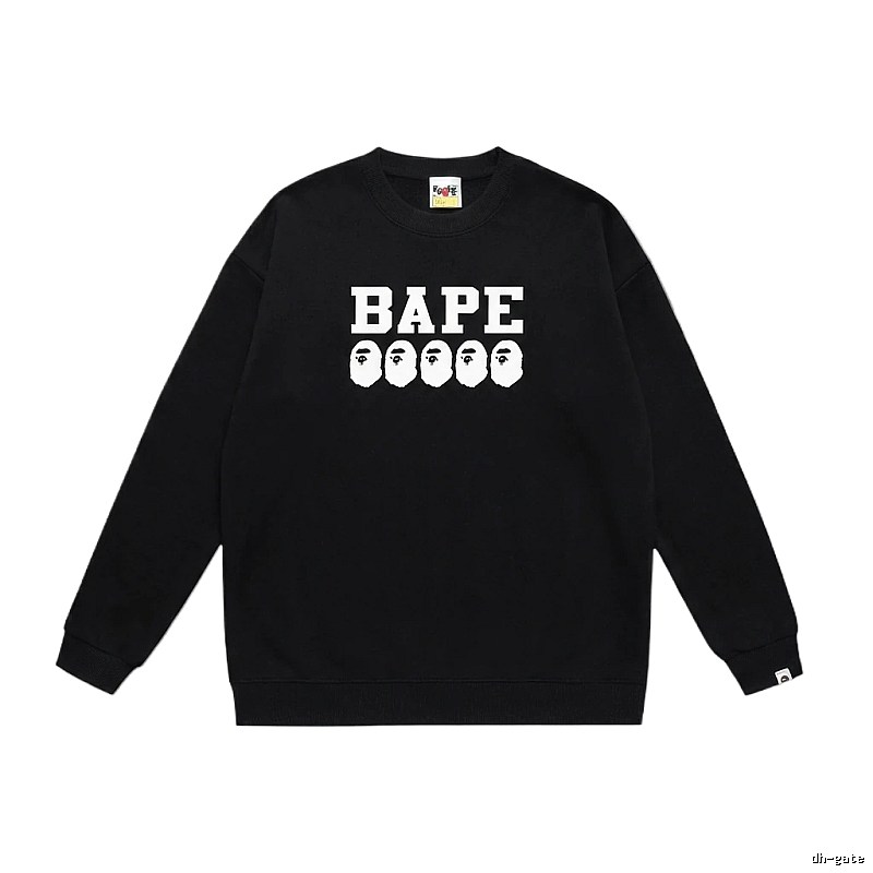 BAPE Ape Head Simple Black Sweatshirt