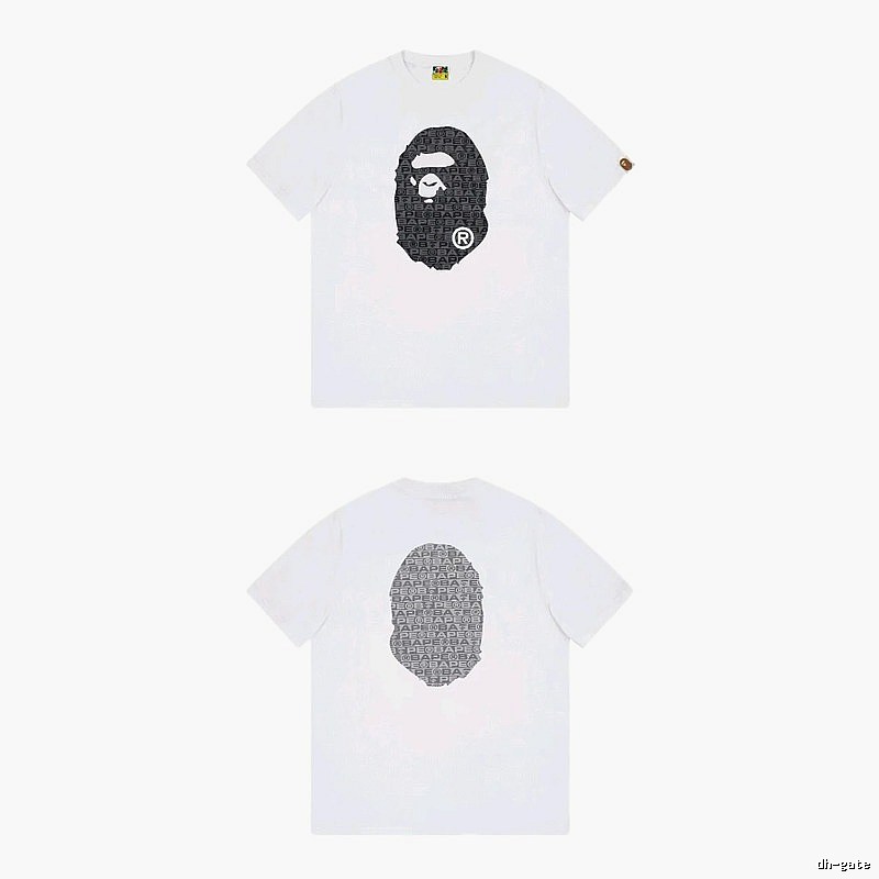 Bape Ape Head Simple White T-shirt