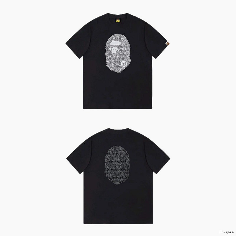 Bape Ape Head Trendy and Cool Black T-shirt