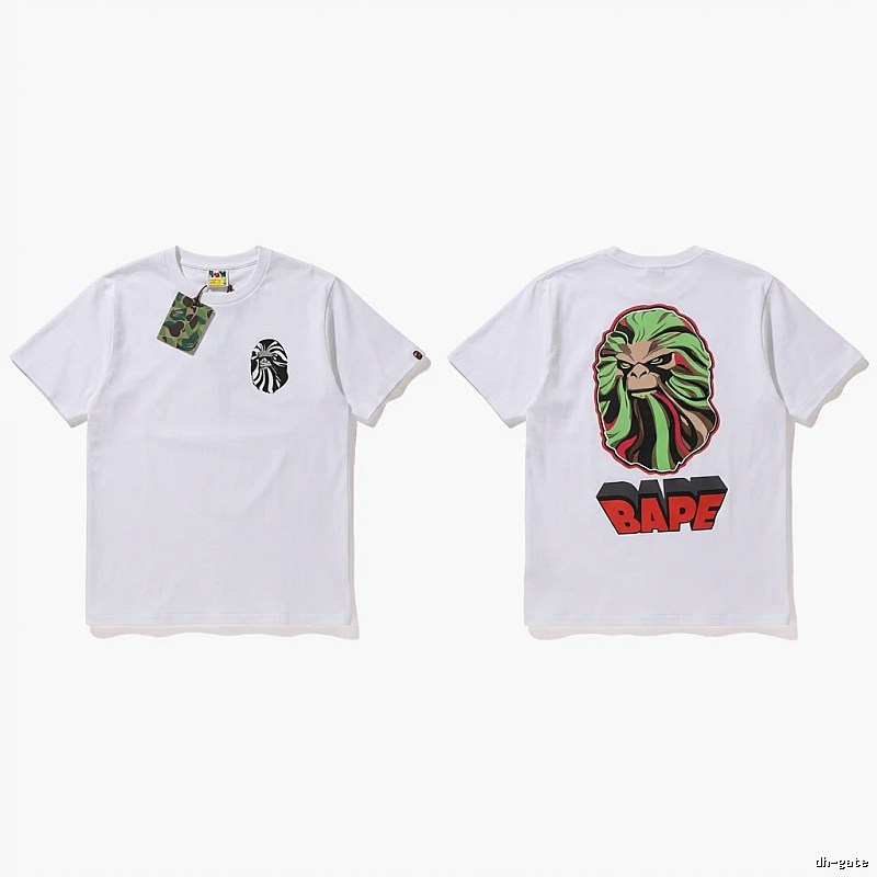 Bape Ape Head Trendy White T-shirt