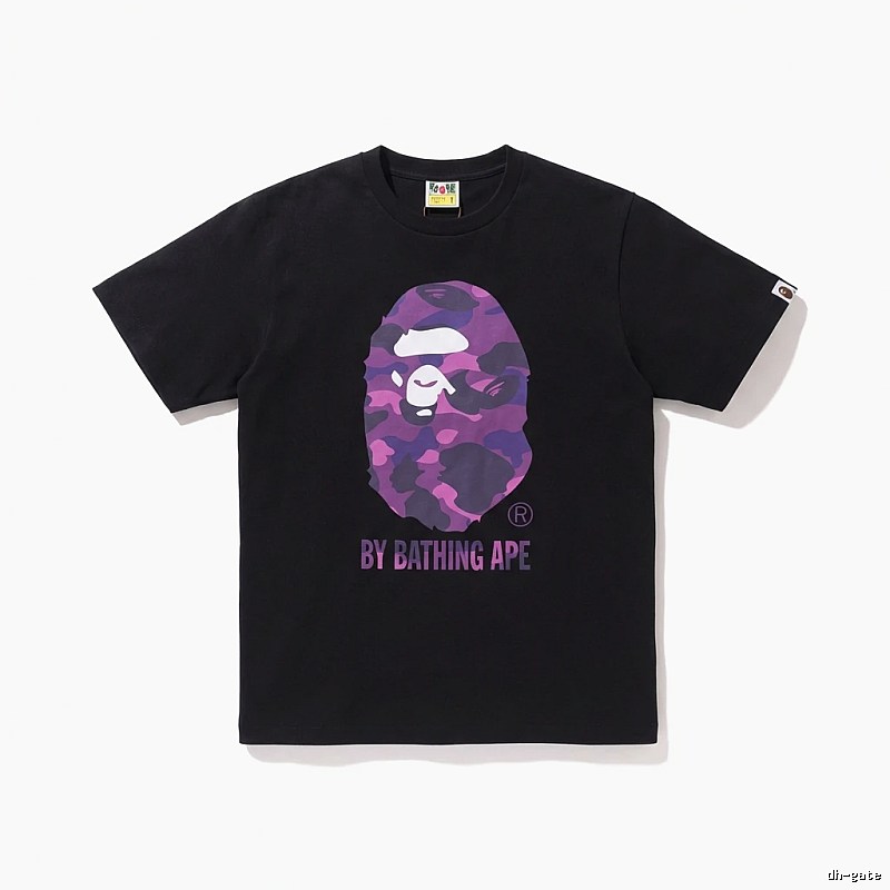 Bape camouflage-style black T-shirt
