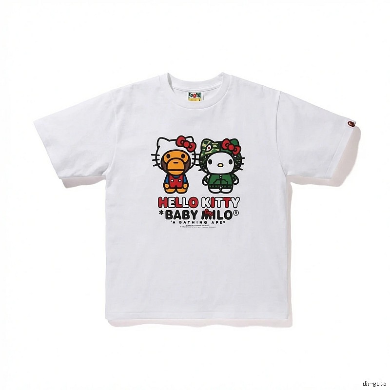 Bape Co-branded Cartoon White T-shirt