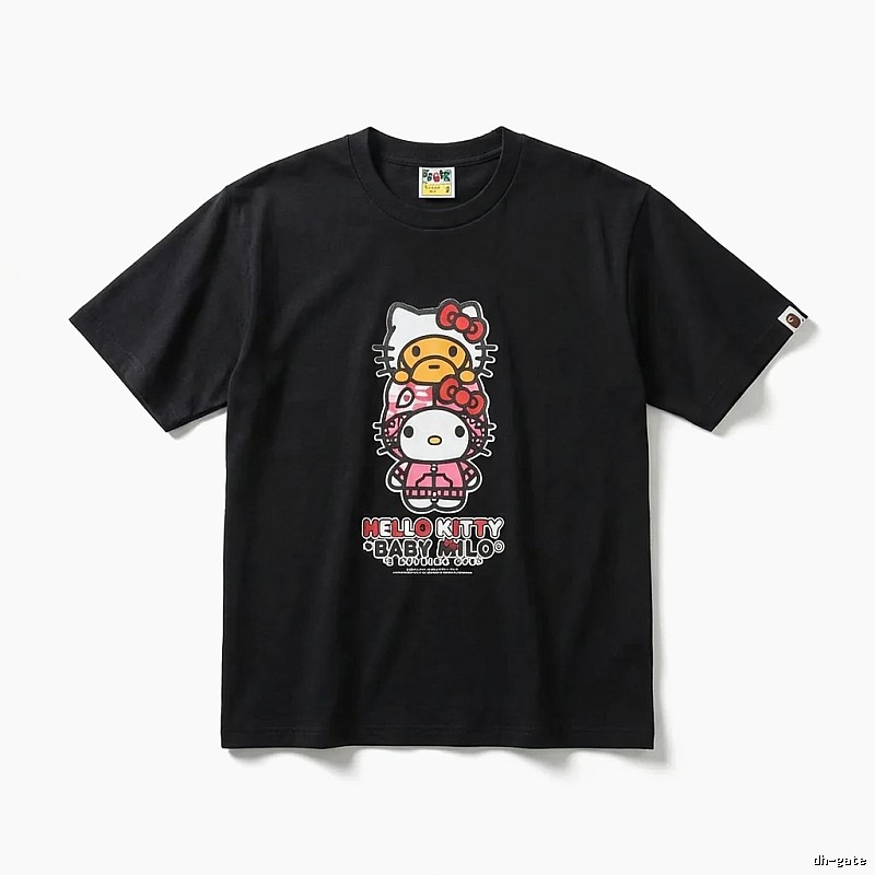 Bape Co-branded Hello Kitty Black T-shirt