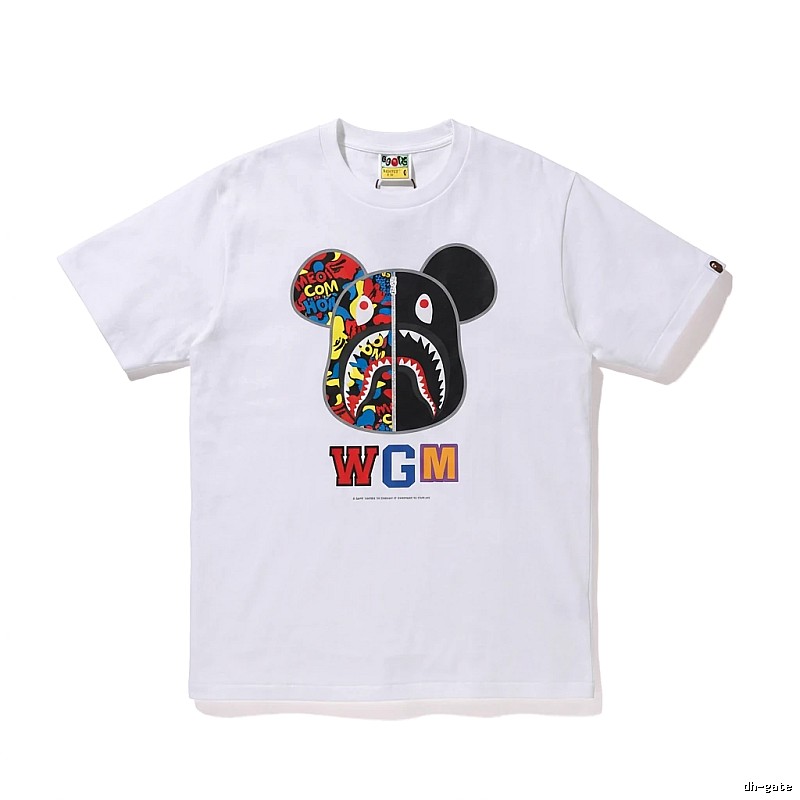 Bape Mickey Mouse Co-branded White T-shirt