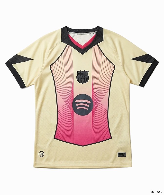 Barcelona Tokyo Ghoul trendy brand yellow-pink jersey