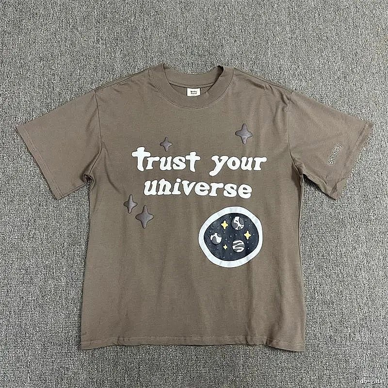 Broken Planet Premium Style Graphic T-shirt White Cotton Bold for Resort Outfits