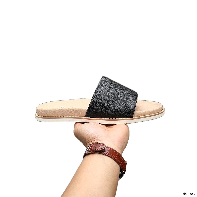Brunello Cucinelli Casual-style Black Slide Sandals