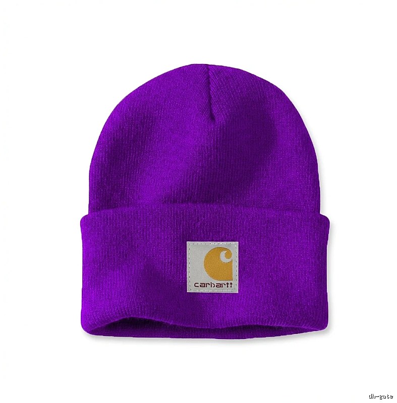 Carhartt basic purple beanie