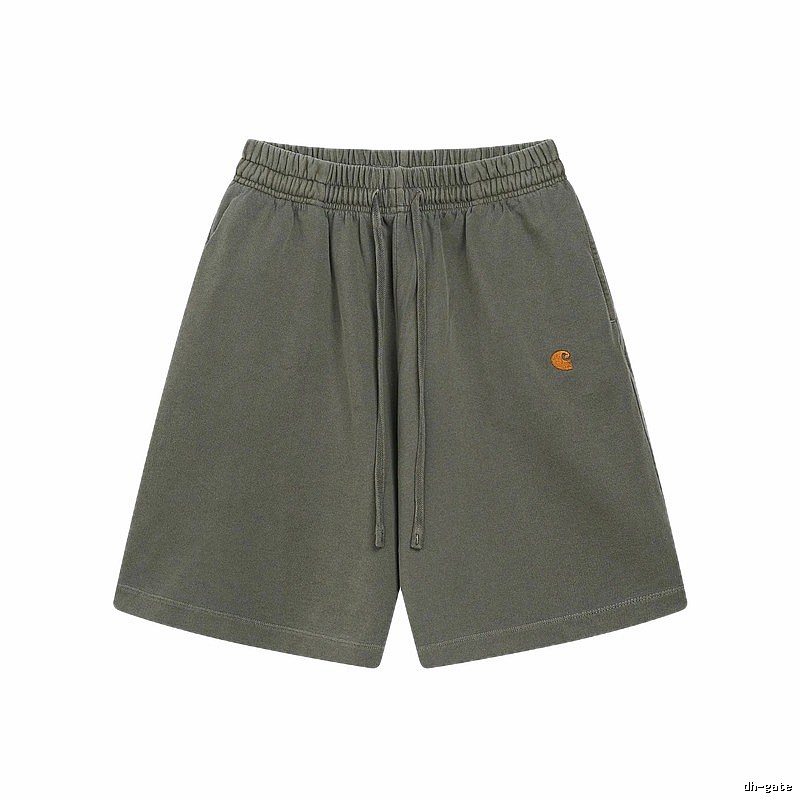 Carhartt Embroidered Workwear Style Army Green Casual Shorts