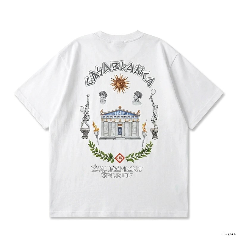 Casablanca Greek-style white T-shirt
