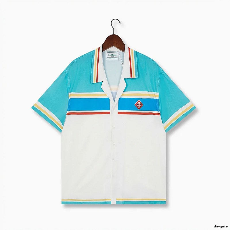 Casablanca striped retro-style shirt
