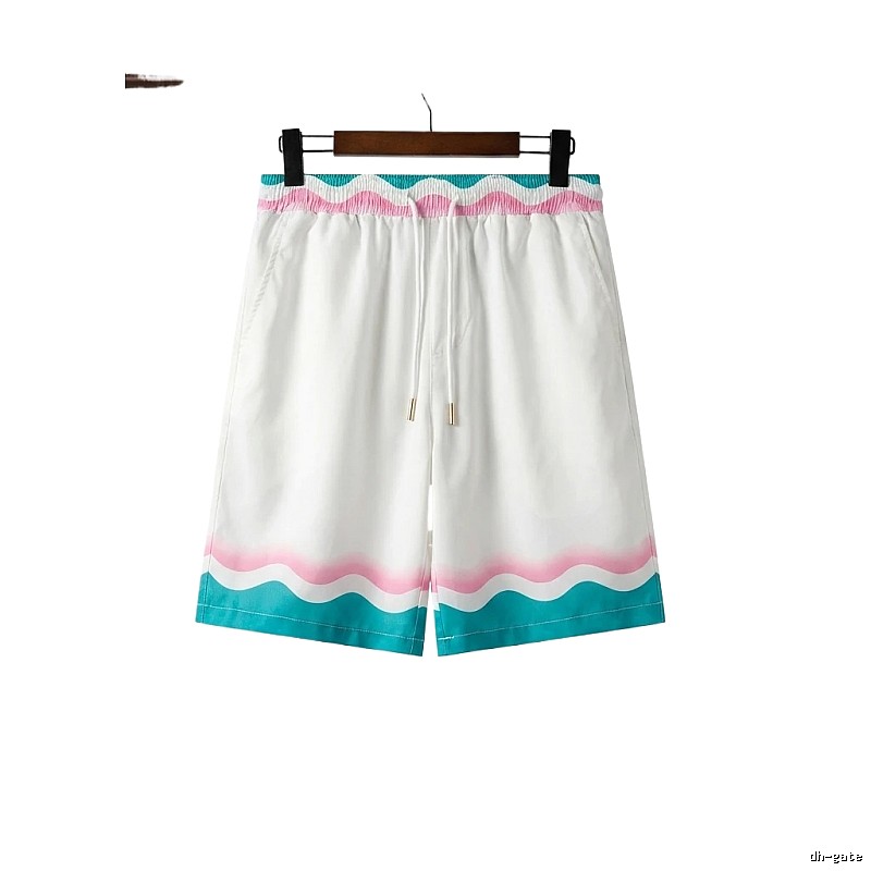 Casablanca Wave Pattern Casual Shorts