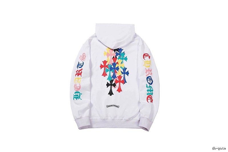 Chrome Hearts 2088-39 White Cross Graphic Hoodie City Outfit
