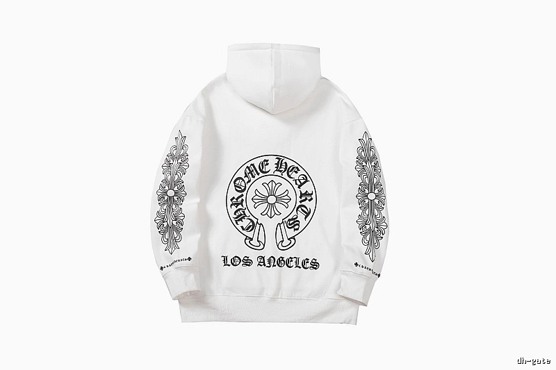 Chrome Hearts Daily Cross graphic hoodie Black Blue Cross for City Outfits
