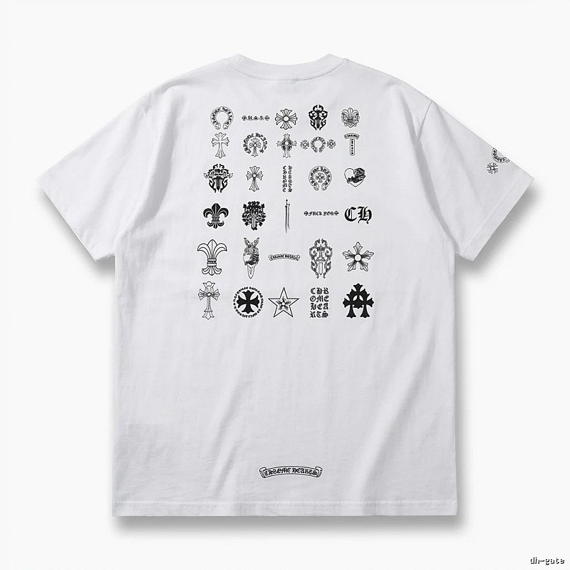 Chrome Hearts Dark Style White T-shirt