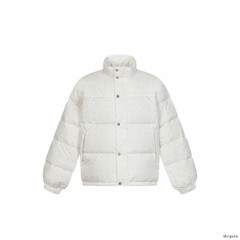 Chrome Hearts Retro Style White Cotton Coat