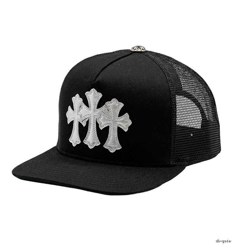 Chrome Hearts Silver Jewelry Black Tide Hat