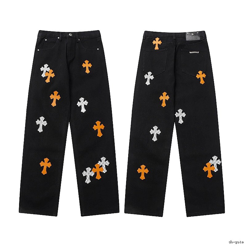 Chrome Hearts Sport Graphic jeans Light Denim Jeans for Collection Drops