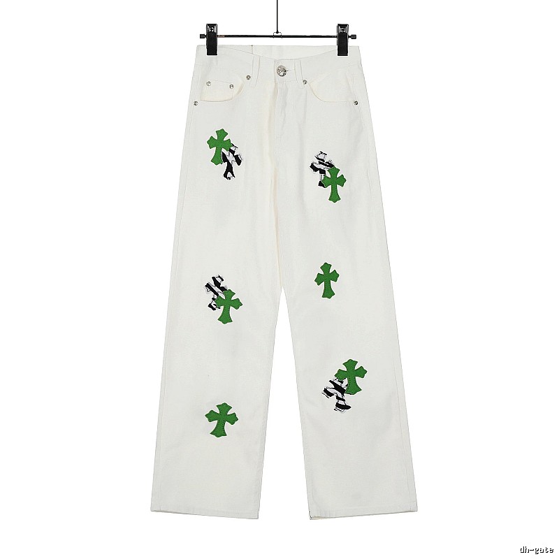 Chrome Hearts Travel Graphic jeans Light Denim Jeans with Modern Look