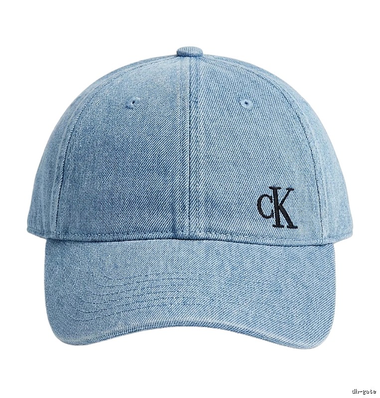 CK denim-style light blue baseball cap