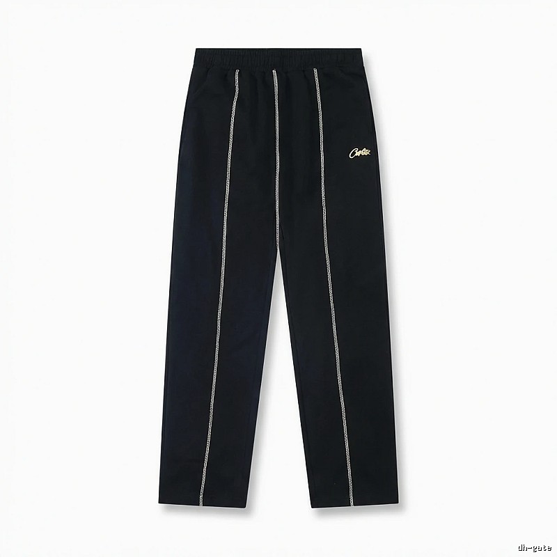 Corteiz minimalist style black trousers