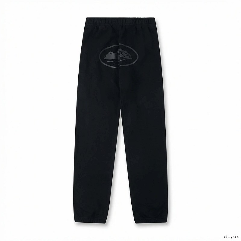 Corteiz Printed Casual Black Pants