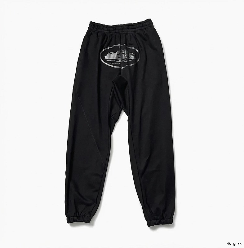 Corteiz printed trendy brand style black pants