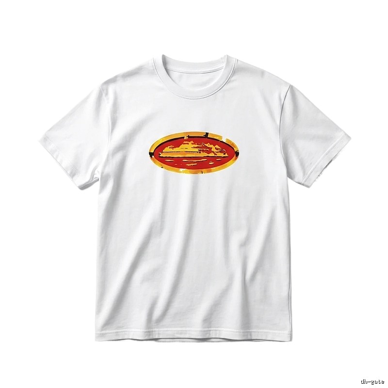 Corteiz Printed Trendy Brand White T-shirt