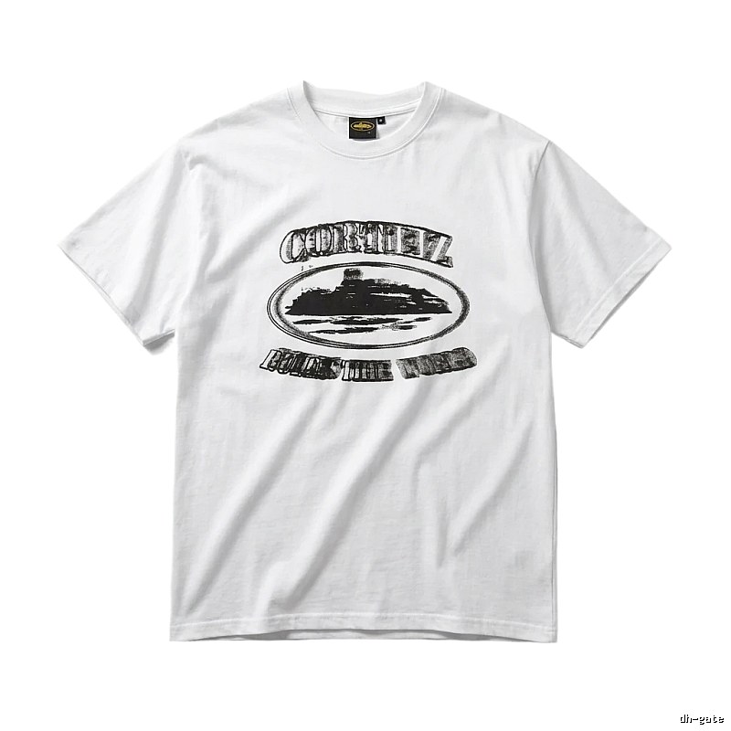 Corteiz retro-style white T-shirt